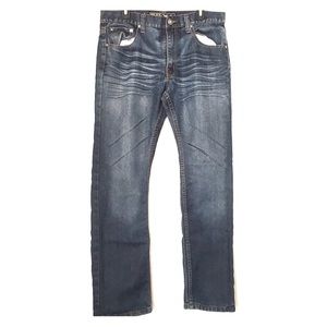 Tapered Fit Blue Jeans